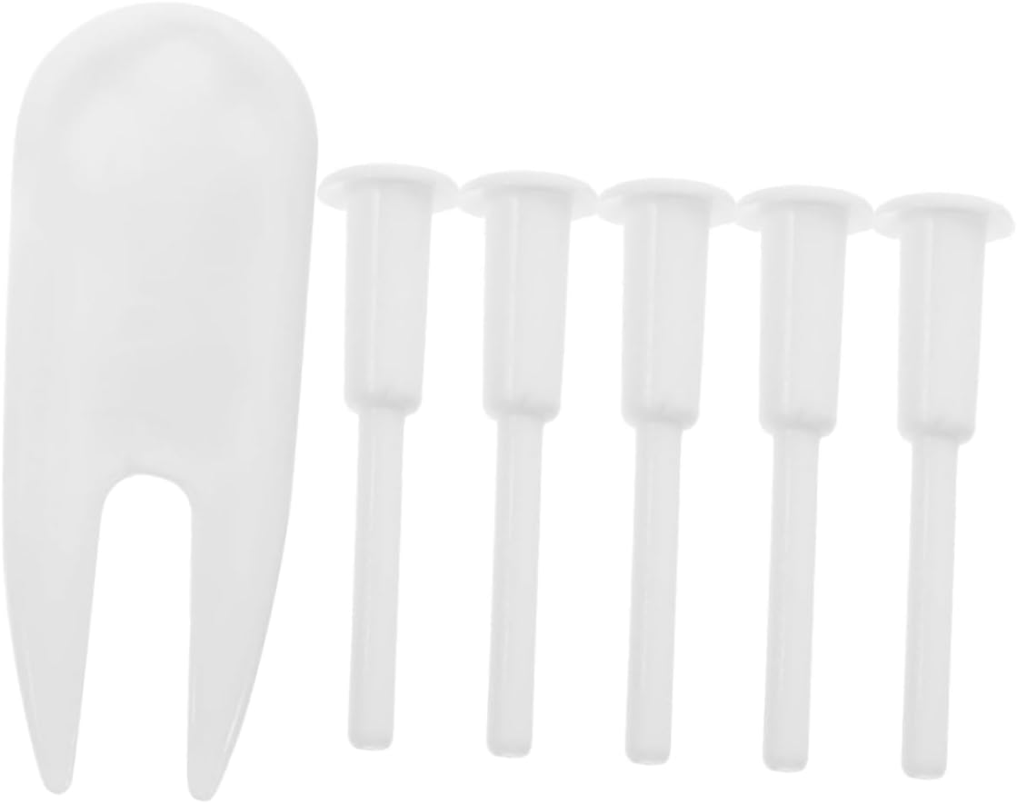 1Set Yoga Ball Plug Replacement Kit with Air Stopper Plugs for Inflatable Yoga Ball Fitness Exercise and Sports Use Reliable Sturdy and Compact Design