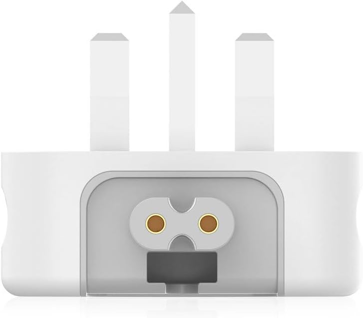 UK AC Adapter Wall Plug for MacBook Converter Travel Charger Adapter for Apple iBook Mac AC Power Adapter for MacBook Charger Wall Plug Converter EU Plug Standard for Apple Laptop