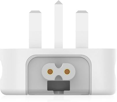 UK AC Adapter Wall Plug for MacBook Converter Travel Charger Adapter for Apple iBook Mac AC Power Adapter for MacBook Charger Wall Plug Converter EU Plug Standard for Apple Laptop