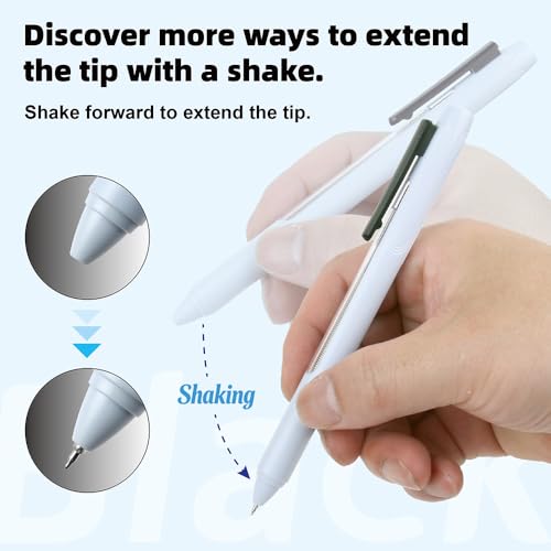 5 PCS Fun Shaking Gel Ink Pens 0.5mm Negro miniatura 2