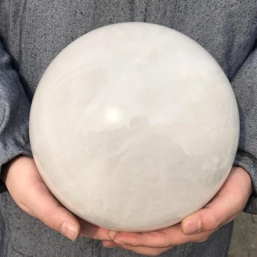 Cuarzo blanco en bola de cristal decorativa para tu altar 7