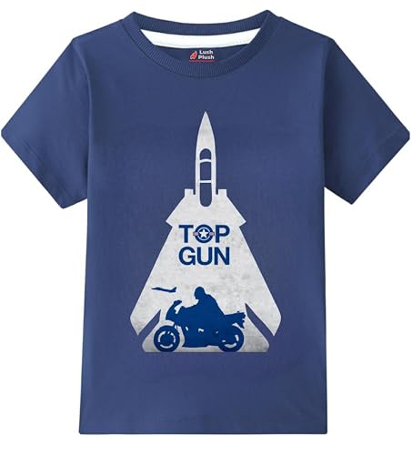 Image of Lush Plush Boys High GSM Cotton Half Sleeve Printed Cotton T-Shirt