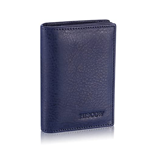 Image of HISCOW Business Card Holder with Large Compartment - Full Grain Leather