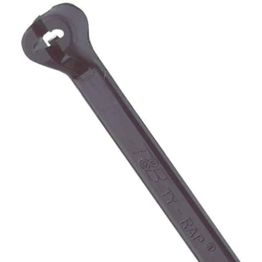 Thomas & Betts TY528MX Ty-Rap 14-Inch Ultraviolet Resistant Nylon 6.6 Cable Tie with Stainless Steel Locking Device, Black, 100-Pack