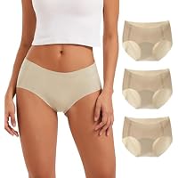 INNERSY Bragas sin Costuras Mujer Beige Braguitas Invisibles