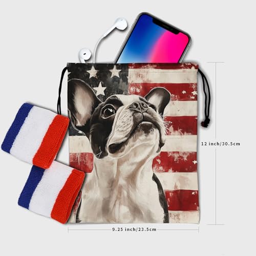 Image of Nerxy Pet Gymnastics Grip Bag Dog Cat Drawstring Grip Bags Puppy Shoe Bag Gym Storage Pouch