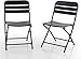 Produktbild Best Villa 2pcs Klappstuhl Gartenstühle Terrassenstühle Balkonstuhl Bistrostuhl Metall