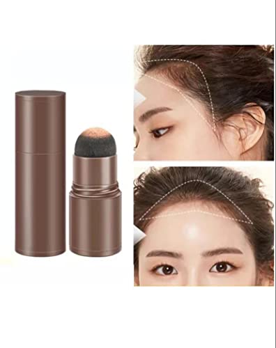 Natural-Hairline-Powder-Hair-Shading-Sponge-Pen-Hairline-Shadow-Powder-Stick-Quick-Root-Touch-Up-Waterproof-Hair-Root-Concealer-For-Thinning-Hair-Paired-With-3-pairs-of-eyebrow-stamp-Black