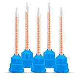 AIM Dental Mixing Tips | 20 Pcs Intraoral Mixing Tips Dental – Compatible with Dual Cartridge Dispensers – Precise Dental Applications (Blue)