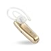 Bluetooth Headset Wireless Earbuds with Mic, Noice Cancelling Bluetooth Headphone Cell Phone, Hands Free Stereo Earpiece Microphone Compatible iPhone XS Max XS XR X 8 8 Plus Samsung Galaxy S9 S8, Gold