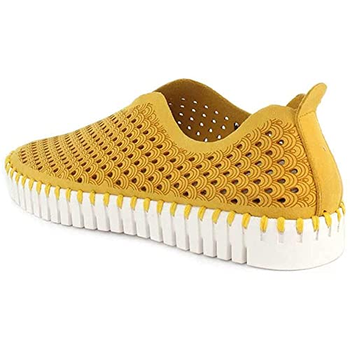 Ilse Jacobsen Hornbæk Women's Tulip 139 Flat | Slip-On | Low-Top | Golden Rod | 9 M Us #TOP2