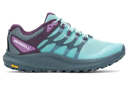 Merrell Merrell Women's Antora 3 Trail Running Shoe, Frost Blue, 5.0