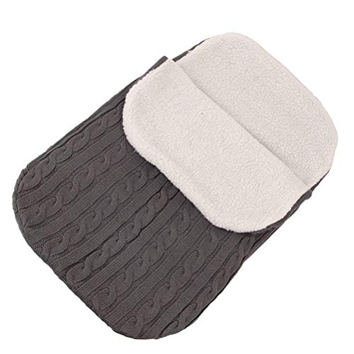 TOYANDONA 1 pç Saco de Dormir Grosso Respirável Quente Tricô Carrinho Saco de Dormir Fleabag para Be