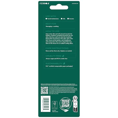 Ecotools Jade Face & Under Eye Roller For Smoothing & De-Puffing - Image 3