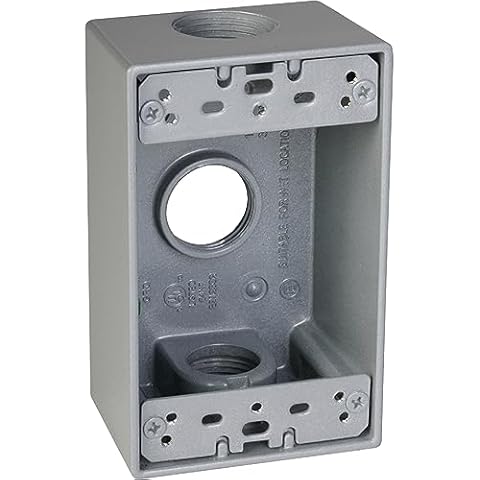 TayMac SB375S Weatherproof Box, 1-Gang Cover