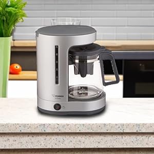 Zojirushi EC-DAC50 Zutto 5-Cup Drip Coffeemaker,Silver Zojirushi EC DAC50 Zutto 5 Cup Drip CoffeemakerSilver