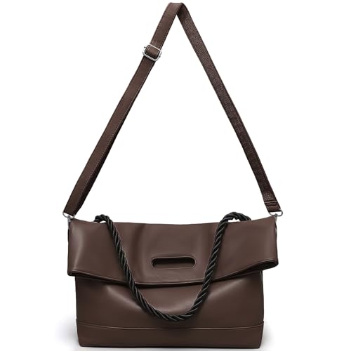 Image of Large Convertible Hobo Purse Tote Bags for Women Shoulder Handbag | 3 in 1 Crossbody Everyday Bag, Adjustable Strap, Soft Vegan Leather,College, Work , Shopping, Travel
