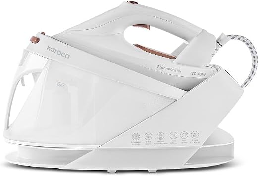 Karaca Vantuz Steammaster Buhar Kazanlı Ütü White Rose
