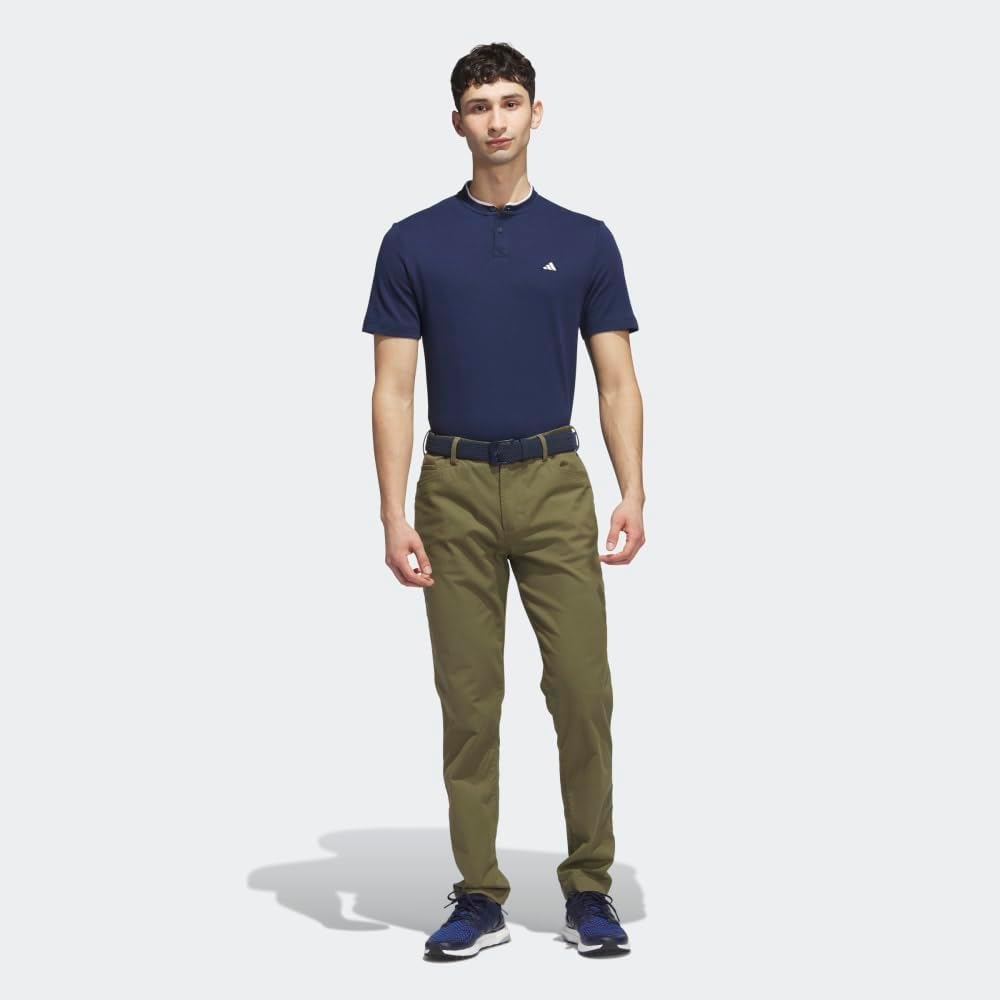 adidas Men's Go-to Henley Golf Polo Shirt