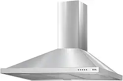 Coifa e Depurador de Parede Pirâmide EOS 90cm Inox ECO90PP 220V