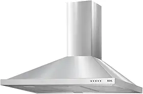 Coifa e Depurador de Parede Pirâmide EOS 90cm Inox ECO90PP 220V