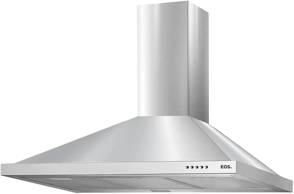 Coifa e Depurador de Parede Pirâmide EOS 90cm Inox ECO90PP 220V