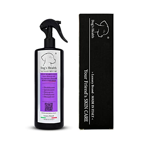 Dog's Health Spray 500ml Disabituante per Cani, Disabituante Gatti Repellente per Gatti - Eliminare Odore Cane e Gatto, Educativo a Lunga Durata per Interno/Esterno. Deterge, Sanifica. Cruelty Free