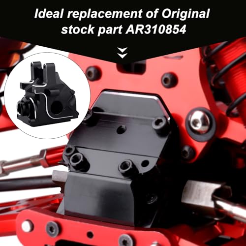 Image of Aluminum Gearbox Case Set HD for 6S Arrma Kraton Typhon Notorious Outcast Mojave Infraction Felony Talion Limitless BLX, Replaces AR310854 (Black)