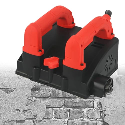 HmLotd Pialla elettrica per pareti, levigatrice Multifunzionale per pareti, Regolazione della profondità di 1-4 mm, deflettore per Vuoto Aggiunto nella Parte Inferiore, Design a Doppia