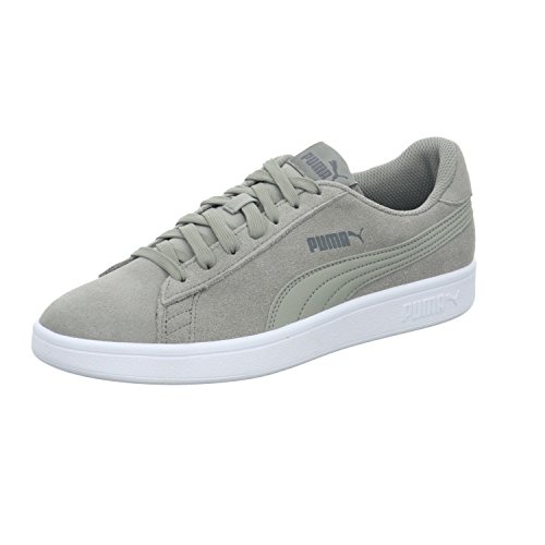 Puma Unisex Kid's Smash V2 Sneaker, Rock Ridge Rock Ridge, 4 UK