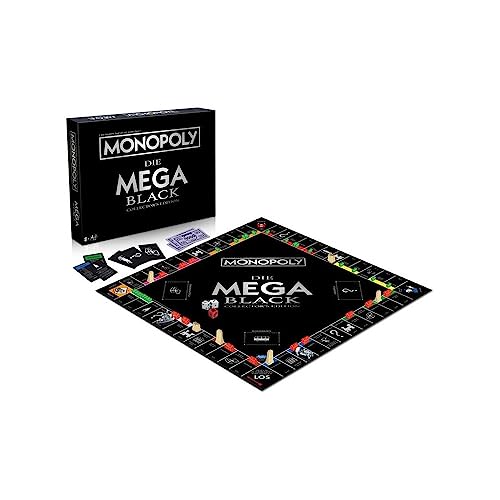 Juego De Mesa Monopoly Winning Moves Mega Gold Tablero Gigante Detalles Dorados Alta Calidad
