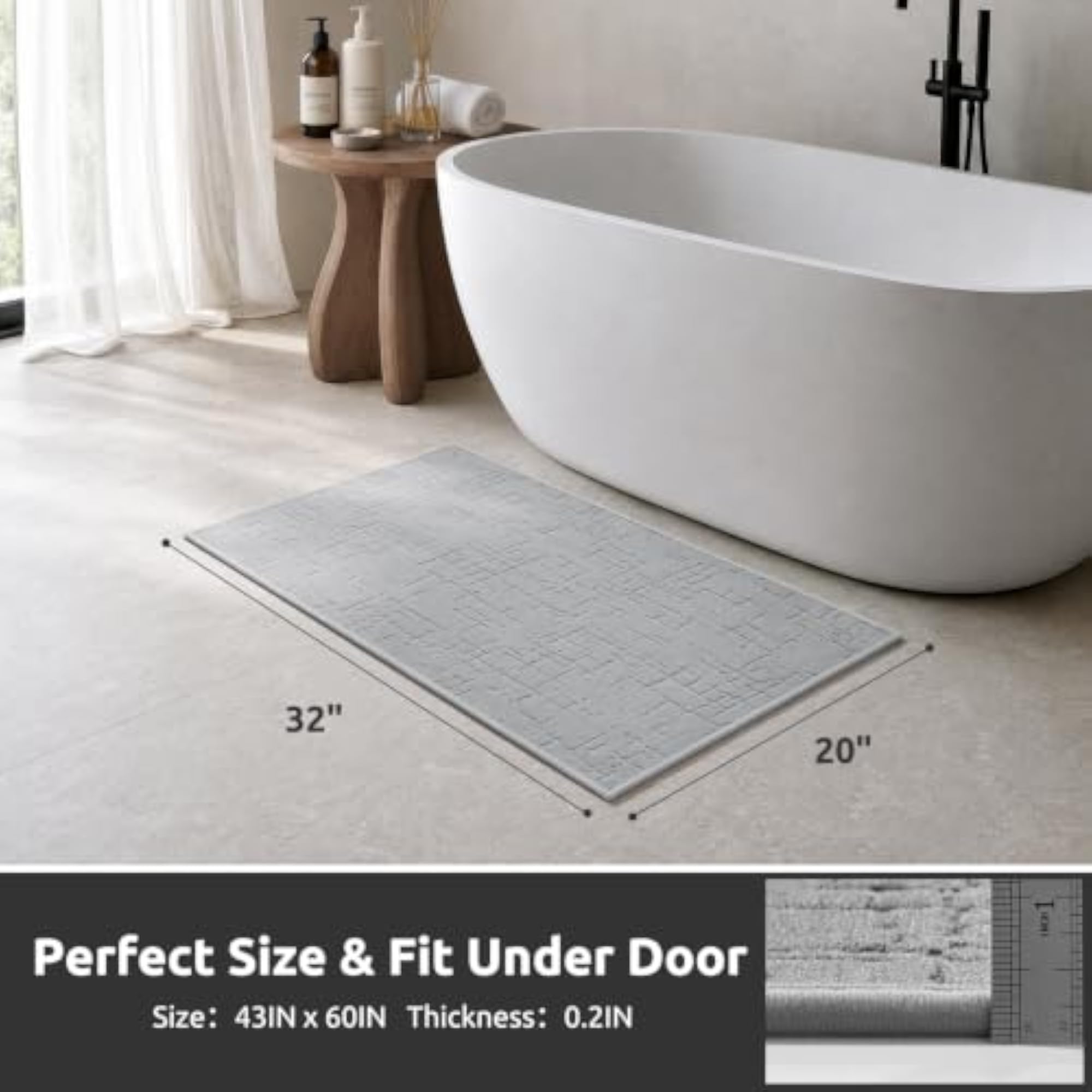 Super Absorbent Quick Dry Bathroom Floor Mats
