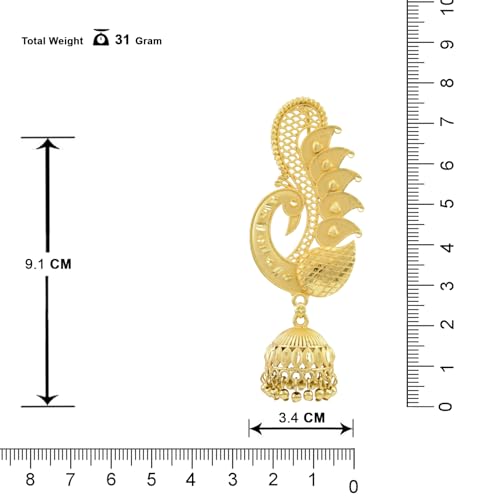 Image of JFL - Jewellery for Less Gold Plated Copper Earrings For Women