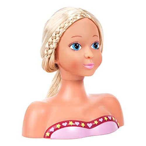 Busto muñeca para peinar y maquillar evita enredos con este juguete de cabello suave y lavable 3
