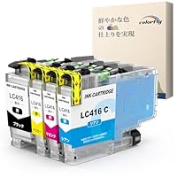 Amazon.co.jp: ブラザー 用 LC417XL LC417 顔料 互換 インク Brother 4