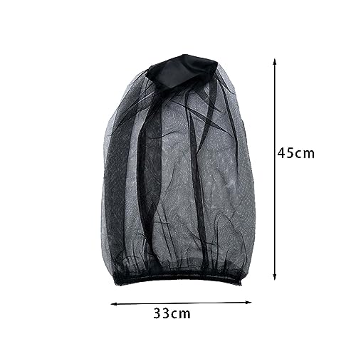 Rede de cabeç de rosto Pescoço com furos extra finos Rede de rosto Capa de cabeça com cordão respirá