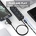 Onten USB C Hub,7 Ports USB3.0 to USB-C HUB with a USB C to USB 3.0 Adapter. 3.2ft Cable 4*USB3.0 Ports,3*USB C Ports forThunderbolt 3/4 MacBook Surface Pro and More USB/USB C Devices