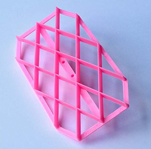 WJSYSHOP Rhombus Diamond Shape Fondant Cake Mould Embosser Embossing Cutter Mold Stamp
