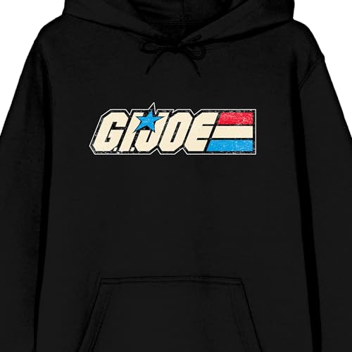 Bioworld G.I. Joe Toy Logo Adult Black Long Sleeve Hooded Sweatshirt2