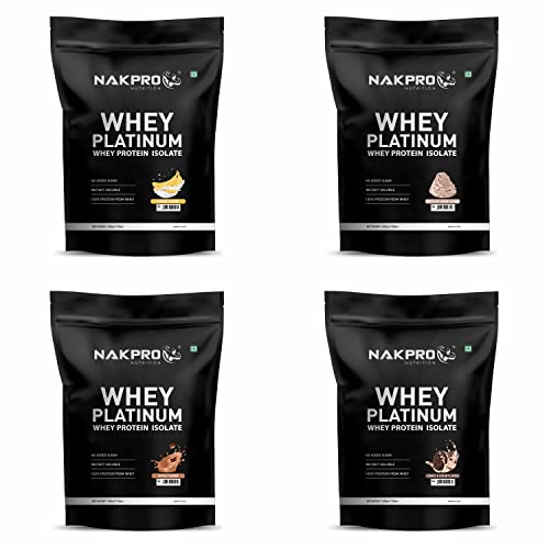 25% OFF on NAKPRO Platinum Plus+ Whey Protein Isolate with Digestive Enzymes | 28g Protein, 6.36g BCAA | Added Vitamins & Minerals 25% OFF on NAKPRO Platinum Plus+ Whey Protein Isolate with Digestive Enzymes | 28g Protein, 6.36g BCAA | Added Vitamins & Minerals