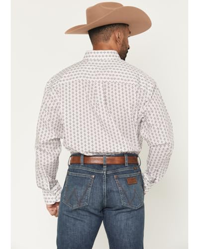 Wrangler (WSL Mens Sangria Print Classic Shirt4