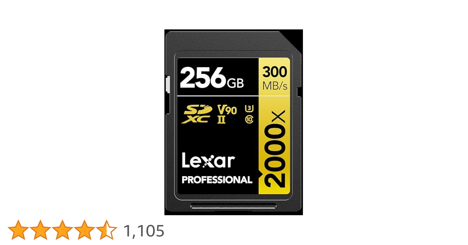 Amazon | Lexar (レキサー) 256GB Professional 2000x SDXC
