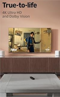 Amazon Fire TV Stick 4K Plus streaming device, supports Wi-Fi 6, Dolby Vision/Atmos, HDR10+