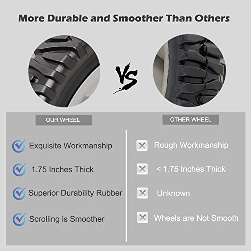 Lawn Mower Wheels Front Drive Fit For Craftsman Husqvarna Lawn Mower Parts 194231X460 401274X460 583719501 2 Pack 8" X1-3/4 Wheel Self Propelled Replaces Ayp Oregon72-344 #TOP2