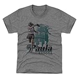 500 LEVEL Paula Badosa Retro Youth Shirt (Tri Gray, 10-12Y Large)