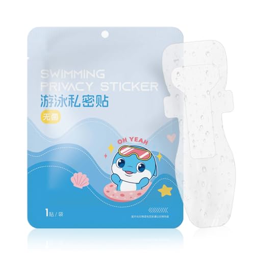 Generisch Pegatinas privadas de natación, discretas pegatinas de baño para mujer, almohadilla protectora portátil, resistente al agua, para mujer, niña, baño, deportes acuáticos