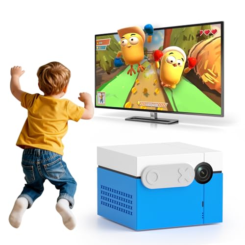 KINHANK MotionX Console di Giochi a Sensore di Movimento, Sistema Videogioco Plug & Play per Interazione Genitore-Figlio, Senza Abbonamento, Giocattolo Regalo per Bambini e Bambine dai 3 Anni in su