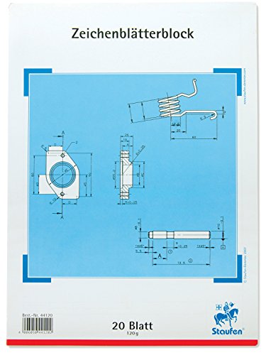 Preisvergleich Produktbild STAUFEN 44120 Arbeitsblock A4 120 g 20 Blatt