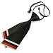 Fashion Lady's Pre-Tied Silk Necktie, Women's Costume Necessary, Black