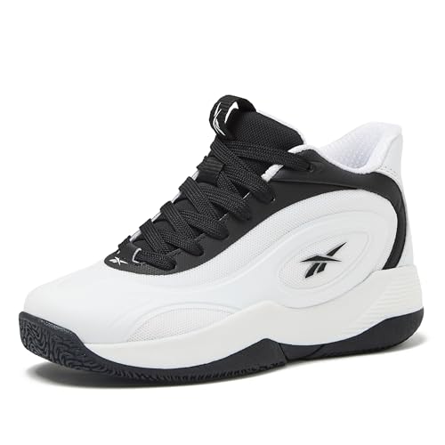 Reebok Open Gym Kids Basketball Shoes for Boys and Girls Sneakers Size Big and Little Kid 11 to 7 Black/White/Black 1